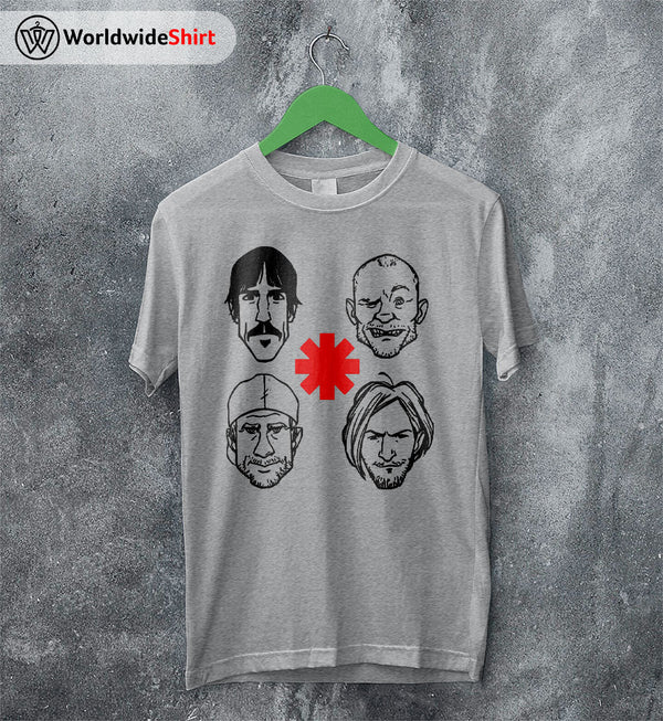 Red Hot Chili Shirt Peppers Member Merch Red Hot Chili Peppers T Shirt - WorldWideShirt