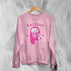 Retro Aaliyah Sweatshirt Hip Hop Aaliyah Bootleg Shirt Vintage Queen of Urban Pop Crewneck - Light Pink - WorldWideShirt