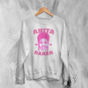 Retro Anita Baker Sweatshirt Jazz Anita Baker Lover Shirt Vintage Soul Music Crewneck - White - WorldWideShirt