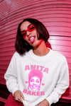 Retro Anita Baker Sweatshirt Jazz Anita Baker Lover Shirt Vintage Soul Music Crewneck - White - WorldWideShirt