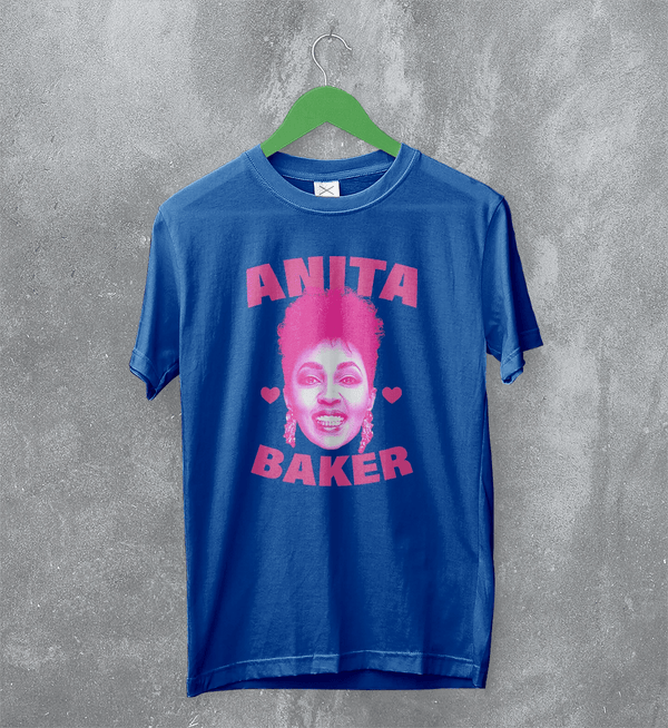 Retro Anita Baker T-Shirt Jazz Anita Baker Lover Shirt Vintage Soul Music Tee - Royal Blue - WorldWideShirt