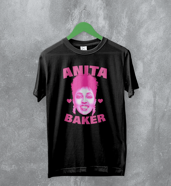 Retro Anita Baker T-Shirt Jazz Anita Baker Lover Shirt Vintage Soul Music Tee - Black - WorldWideShirt