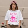 Retro Asap Rocky T-Shirt Vintage Flacko ASAP Rocky Rap Shirt Hiphop Tee - White - WorldWideShirt