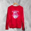 Retro Bjork Sweatshirt Pop Bjork Shirt Vintage Greatest Hits Graphic Crewneck - Red - WorldWideShirt