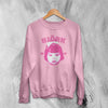 Retro Bjork Sweatshirt Pop Bjork Shirt Vintage Greatest Hits Graphic Crewneck - Light Pink - WorldWideShirt