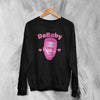 Retro DaBaby Sweatshirt HipHop DaBaby Fans Shirt Vintage Baby Rapper Music Crewneck - Black - WorldWideShirt