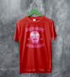 Retro Dermot Kennedy T-Shirt Pop Dermot Kennedy Face Shirt Vintage Irish Singer Tee - Red - WorldWideShirt