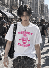 Retro Dermot Kennedy T-Shirt Pop Dermot Kennedy Face Shirt Vintage Irish Singer Tee - White - WorldWideShirt