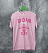 Retro Doja Cat T-Shirt Rap Meme Face Doja Cat Shirt Pop Music Rapper Tee - Light Pink - WorldWideShirt