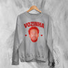 Retro Vozinha Sweatshirt, Vintage Vozinha Face Shirt, Goalkeeper Soccer Legend Crewneck - Sport Grey - WorldWideShirt