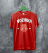 Retro Vozinha T-Shirt, Vintage Vozinha Face Shirt, Goalkeeper Soccer Legend Tee - Red - WorldWideShirt