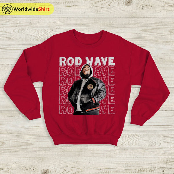 Rod Wave Sweatshirt Rod Wave Graphic Sweater Rod Wave Merch - WorldWideShirt