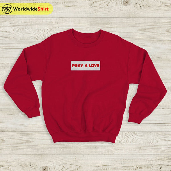 Rod Wave Sweatshirt Rod Wave Pray 4 Love Sweater Rod Wave Merch - WorldWideShirt