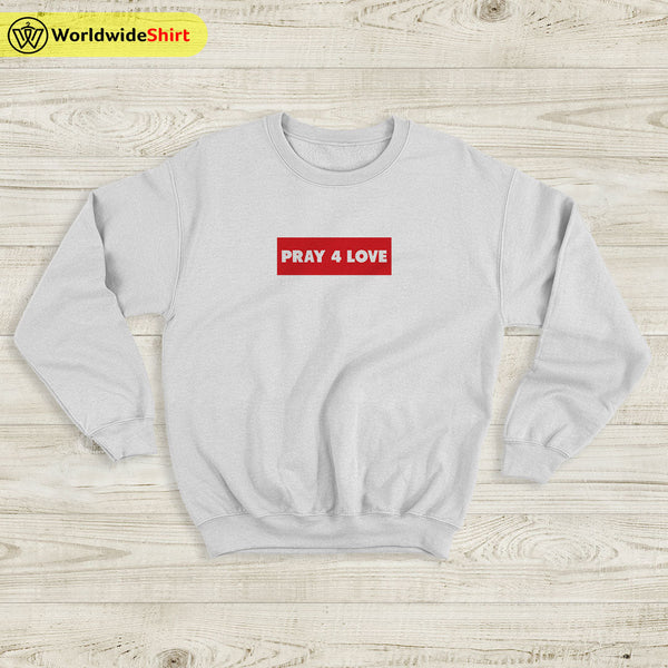 Rod Wave Sweatshirt Rod Wave Pray 4 Love Sweater Rod Wave Merch - WorldWideShirt