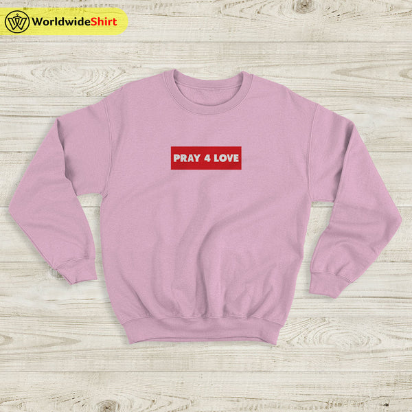 Rod Wave Sweatshirt Rod Wave Pray 4 Love Sweater Rod Wave Merch - WorldWideShirt