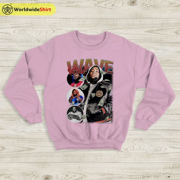 Rod Wave Sweatshirt Rod Wave Vintage 90's Sweater Rod Wave Merch - WorldWideShirt