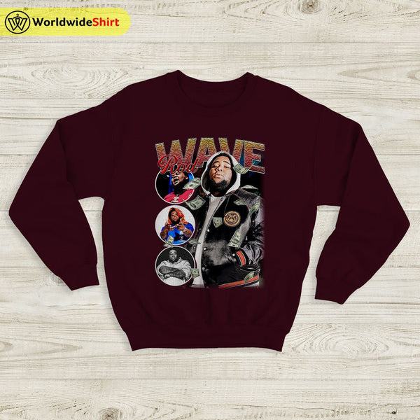 Rod Wave Sweatshirt Rod Wave Vintage 90's Sweater Rod Wave Merch - WorldWideShirt