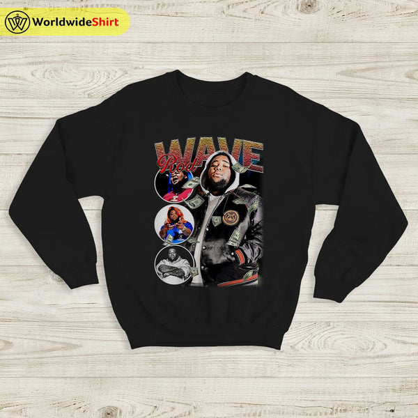 Rod Wave Sweatshirt Rod Wave Vintage 90's Sweater Rod Wave Merch - WorldWideShirt