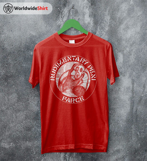 Rudimentary Peni Farce Vintage Logo T shirt Rudimentary Peni Shirt - WorldWideShirt