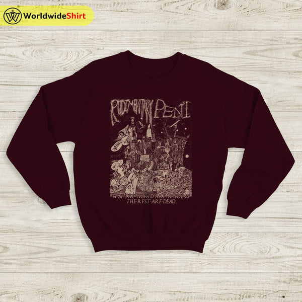 Rudimentary Peni The World Are Starving 90's Sweatshirt Rudimentary Peni Shirt - WorldWideShirt