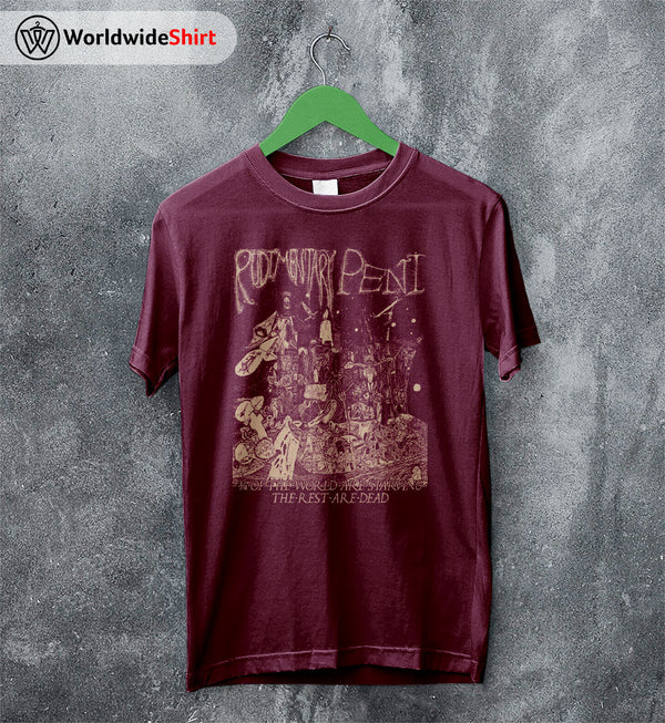 Rudimentary Peni The World Are Starving 90's T shirt Rudimentary Peni Shirt - WorldWideShirt