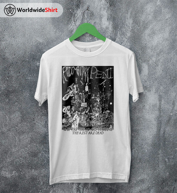 Rudimentary Peni The World Are Starving 90's T shirt Rudimentary Peni Shirt - WorldWideShirt