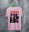 Scarface Tony Montana T-Shirt Gangster Scarface Shirt Crime Movie Tee - Light Pink - WorldWideShirt