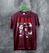 Scarface Tony Montana T-Shirt Gangster Scarface Shirt Crime Movie Tee - Red Maroon - WorldWideShirt