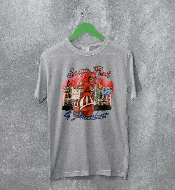 Sexyy Red Tour T-Shirt In Sexyy We Trust Shirt Sexyy Red For President Tee - Sport Grey - WorldWideShirt