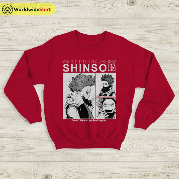 Shinso Aesthetic Sweatshirt Boku No Academia Shirt BNHA Merch - WorldWideShirt