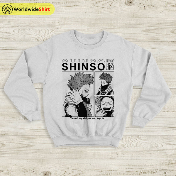 Shinso Aesthetic Sweatshirt Boku No Academia Shirt BNHA Merch - WorldWideShirt