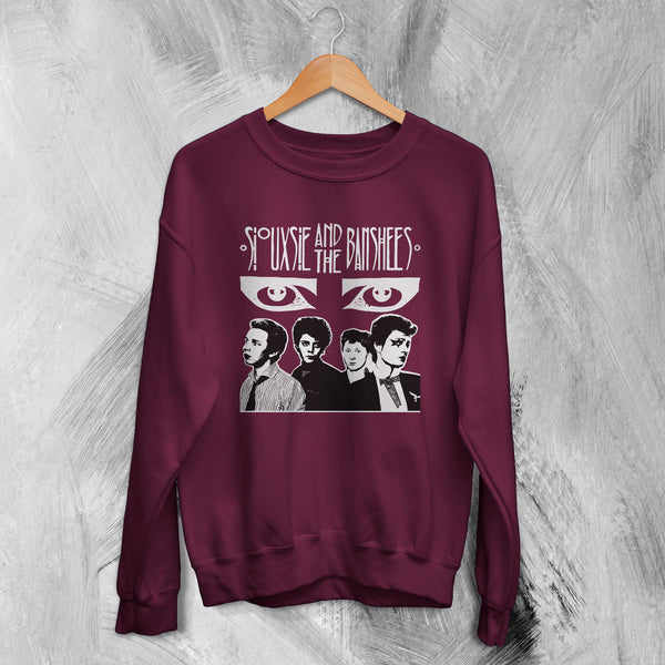 Siouxsie and The Banshees Sweatshirt Vintage British Post - Punk Band Sweater - WorldWideShirt