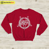Slayer Band Vintage 90's Logo Sweatshirt Slayer Band Shirt Metal Band - WorldWideShirt