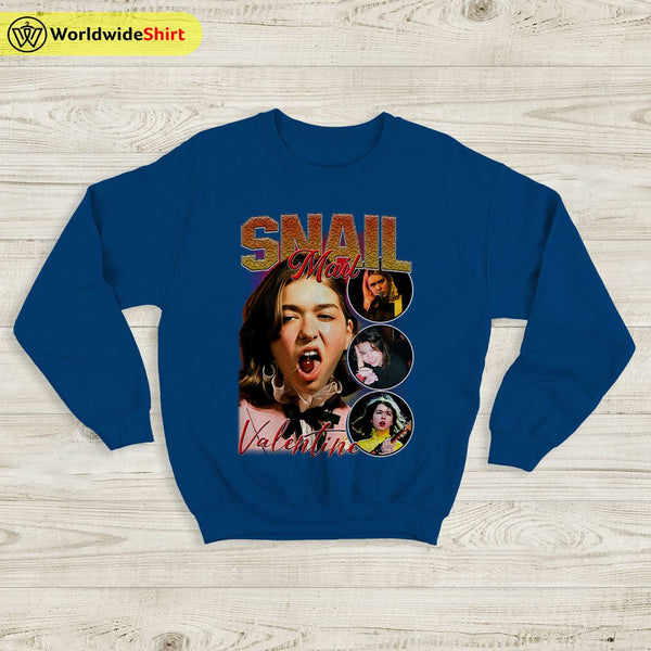 Snail Mail Valentine Vintage 90s Sweatshirt Snail Mail Shirt Music Shirt - WorldWideShirt