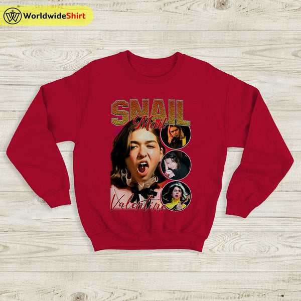 Snail Mail Valentine Vintage 90s Sweatshirt Snail Mail Shirt Music Shirt - WorldWideShirt