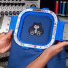 Snorlax Embroidered Pokémon Sweatshirt – Minimalist Gen 1 Style - Royal Blue - WorldWideShirt