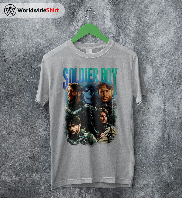 Soldier Boy AKA Jensen Ackles Vintage 90's T Shirt The Boys Shirt TV Show Shirt - WorldWideShirt