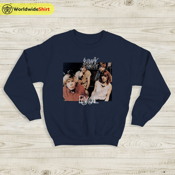 Sonic Youth Vintage Evol Tour Sweatshirt Sonic Youth Shirt Classic Rock - WorldWideShirt