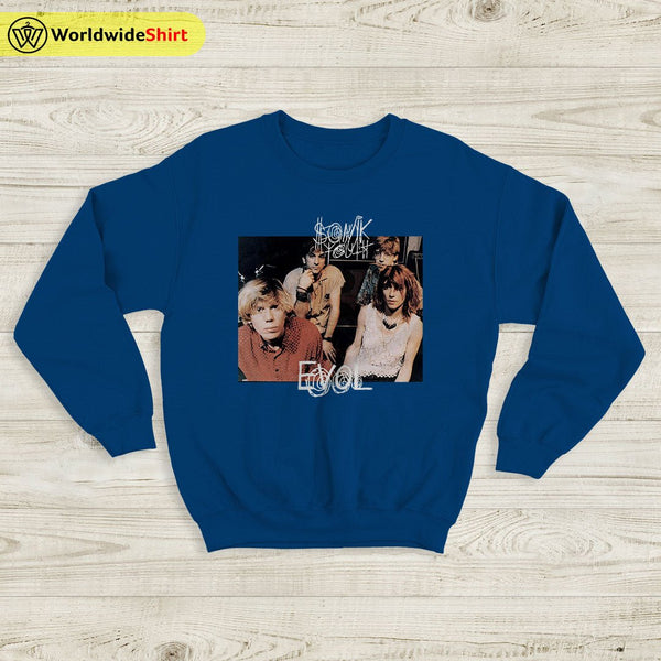 Sonic Youth Vintage Evol Tour Sweatshirt Sonic Youth Shirt Classic Rock - WorldWideShirt