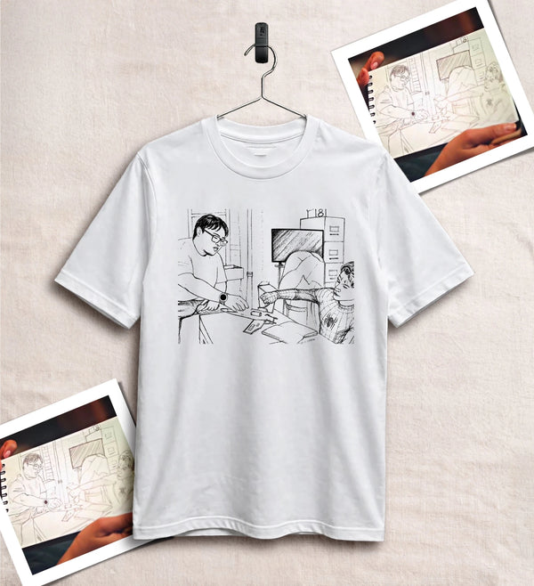 Spider Comic Fans T-Shirt Spider Home Movie Shirt Superhero Tee - White - WorldWideShirt