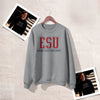 Spider Game Sweatshirt ESU Suit Shirt Empire State University Merch The ESU Suit Crewneck - Sport Grey - WorldWideShirt