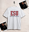 Spider Game T-Shirt ESU Suit Shirt Empire State University Merch The ESU Suit Tee - White - WorldWideShirt