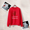 Spider High Five Sweatshirt Spider Web Movie Shirt Spider Hero Crewneck - Red - WorldWideShirt