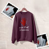 Spider High Five Sweatshirt Spider Web Movie Shirt Spider Hero Crewneck - Red Maroon - WorldWideShirt