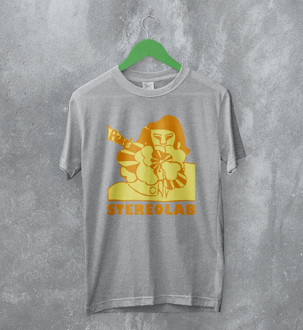 Stereolab T-Shirt Vintage Peng Graphic Tee Experimental Rock Shirt - WorldWideShirt
