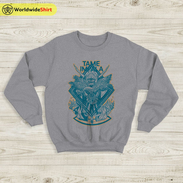 Tame Impala Sweatshirt Vintage Tame Impala Tour Poster Sweater Tame Impala Crewneck - WorldWideShirt