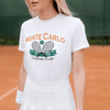 Tennis Sport T-shirt 1996 Monte Carlo Tennis Shirt County Club Merch - White - WorldWideShirt