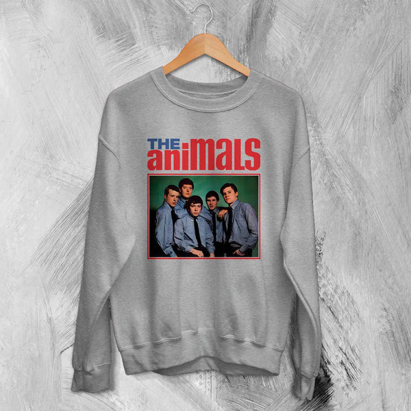 The Animals Sweatshirt Rock Band Shirt Eric Burdon 60s R&B Music Merch - Sport Grey - WorldWideShirt