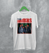 The Animals T-Shirt Rock Band Shirt Eric Burdon 60s R&B Music Merch - White - WorldWideShirt