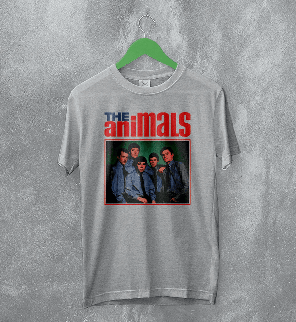 The Animals T-Shirt Rock Band Shirt Eric Burdon 60s R&B Music Merch - Sport Grey - WorldWideShirt